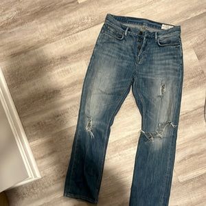 All Saints Destroyed Denim Jeans